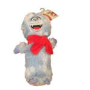 Rudolph The Abominable Snowman Bumble Blue Plush Squeak 9" Dog Toy